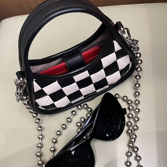 COACH BAG - Mini Ergo - Checkered Leather - Picture 1 of 14